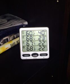 Ambient Weather WS-10 Wireless Indoor/Outdoor 8-Channel Thermo-Hygrometer with Three Remote Sensors 35 51hZ 1wPdJL