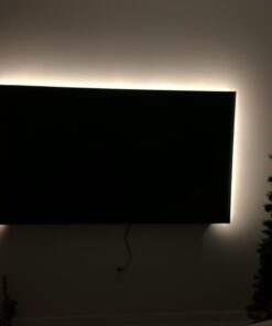 maylit ICRGB TV LED Backlight, 18ft Bluetooth LED Lights for TV 75-85in, USB Powered TV Lights Kit with Remote and App Control, Music Sync Color Change with TV Sound, Bias Lighting for HDTV Room Decor ICRGB (Bluetooth Control) 16.4FT for 75''-85'' TV 26 51hk9sB6fL