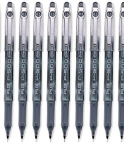 Pilot Precise P-500 Gel Rolling Ball Pen, Extra Fine 10 Pens (Black)