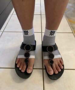 Bitly Plantar Fasciitis Compression Socks for Women & Men - Best Ankle Compression Sleeve, Nano Brace for Everyday Use - Provides Arch Support & Heel Pain Relief (White, Small) White 1 21 51hnFlsNCHL 3