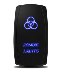 MicTuning MIC-LSZ1, 5 Pin Zombie Rocker Switch On-Off LED Light 20A 12V, Blue 26 51hp2 gjTQL