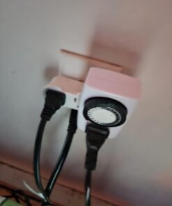 BN-LINK BND-60/U47 Indoor Mini 24-Hour Mechanical Outlet Timer, 3-Prong, 2-Pack White 35 51hprDJxc5L