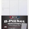BCW Pro 8-Pocket - Multiple Size Pockets - (20 Ct. Pack) - For Star Wars Armada