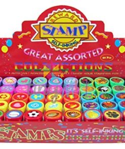 Alternative view of TINYMILLS 50 Pcs Assorted Stampers for Kids - Birthday Party Favors
