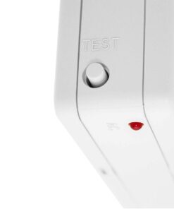 LFI Lights | Red Exit Sign | All LED | White Thermoplastic Housing | Hardwired with Battery Backup | Optional Double Face and Knock Out Arrows | UL Listed | Contractor Standard | (2 Pack) | LED-R 10 51huNqXdztL