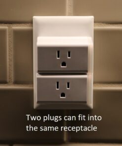 Kasa Smart Plug HS103P2, Smart Home Wi-Fi Outlet Works with Alexa, Echo, Google Home & IFTTT, No Hub Required, Remote Control,15 Amp,UL Certified, 2-Pack White 45 51huUrsXFL