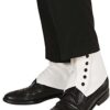 Smiffy's Men's Spats with Buttons One Size White 10 51hx9tLoRNL