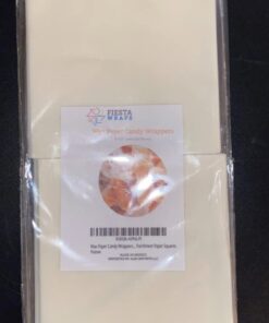 Wax Paper Candy Wrappers for Caramels (300 Pcs 5 x 5 inches) - Wax Paper Sheets for Candy - Twisting Wax Paper Caramel Wrappers - Pre Cut Parchment Paper Squares - Hamburger Patty Paper Squares 26 51hxiBOMPlL