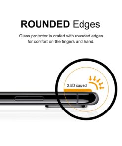 Supershieldz (2 Pack) Designed for iPhone 11 Pro, iPhone Xs and iPhone X (5.8 inch) Tempered Glass Screen Protector with (Easy Installation Tray), Anti Scratch, Bubble Free 16 51hy041Ar L