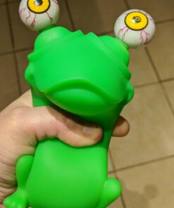 Eye Popping Flippy Frog - Large Squeeze - Stress Relief Toy - Latex Free Peepers Fidget - Anxiety Reducer Sensory Play - Funny Sensory Fidget for Boys and Girls - Suitable for Autism and ADHD 26 51i xDNoFVL