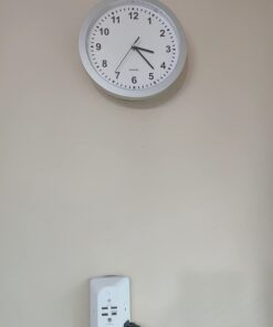 Clock Safe:10-Inch Battery-Operated Analog Clock with Hidden Wall Safe for Jewelry, Cash, Valuables, and More by Trademark Home (Silver) 34 51i1wuWVBWL