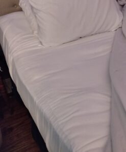 Danjor Linens King Size Sheets Set - 6 Piece Set Including 4 Pillowcases - Deep Pockets - Breathable, Soft Bed Sheets - Wrinkle Free - Machine Washable - White King Bed Sheets - 6 pc 34 51i2FM69OsL