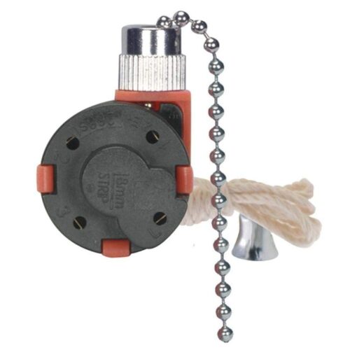 Satco 3 Speed Ceiling Fan Switch Nickel - 801983 (1)