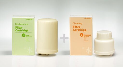 A2O Water - Made in USA, Combo Special: High Performance Filter & Reusable Cleaning Cartridge- HG Type (Please see product images to verify the filter type)
