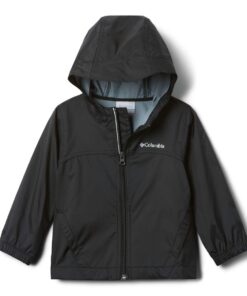 Columbia Boys' Glennaker Rain Jacket Medium Black 12 51i7QgcUhyL