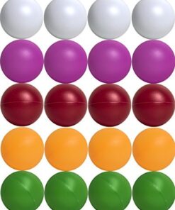 SportzGo Beer Pong Plastic Balls Bulk - 144 Pack of Washable Balls for Beer Olympics Drinking Games Table Tenis Carnival Beer Pool Games Ball 38 mm Party Decorations Indoor & Outdoor Assorted 14 51i8VvQC1dL