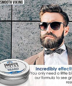 Smooth Vikings Leave in Beard Conditioner for Men, Ultimate Care for Silky-Smooth Beard, Dry Beard Conditioner, Beard Softener for Men, Moustache Conditioner, Beard Leave in Lotion & Beard Cream(2 Oz) 13 51iAK4lw3EL