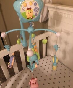 Baby Mobile for Crib, Crib Toys with Music and Lights,Remote, lamp, Projector for Pack and Play, for Ages 0+ Months (Blue-Forest) Blue-Forest 47 51iHGQ27OpL