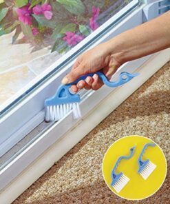 The 2 in 1 Window and Sliding Door Track Cleaning Brushes Blue 13 51iJitoYxfL