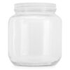 Cornucopia Brands 64oz Clear Wide-mouth Glass Jar, BPA free Food Grade w/Metal Lid (Half Gallon); 2 Quart Jar to Make Greek Yogurt/Kefir or Pickles 1 51 51iKEDU6cVL