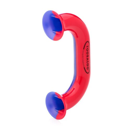 (Red/Purple) Toobaloo Auditory Feedback Phone – Accelerate Reading Fluency, Comprehension and Pronunciation with a Reading Phone. Red/Purple Single