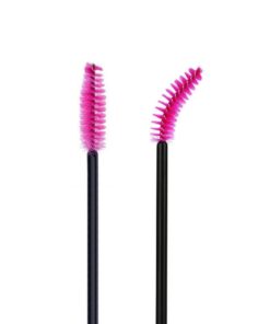 G2PLUS 100PCS Disposable Eyelash Brushes, Mascara Wands Applicator Makeup Kits, Eyelash Spoolies Brushes for Eyelash Extensions and Eyebrows (Rose) Rose 24 51iLZNs1h3L