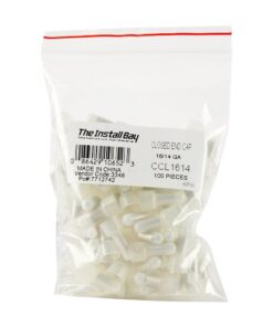 Alternative view of Install Bay CCL1614 Crimp Cap Nylon Connector 16/14 Gauge Long Neck -100-Pack Standard Packaging