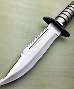 Snake Eye Tactical 10" TACTICAL SURVIVAL Rambo Hunting FIXED BLADE KNIFE Army With SHEATH