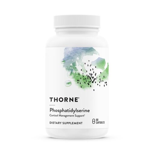 Thorne Phosphatidylserine (Formerly Iso-Phos) - Cortisol Management Support - Phosphatidylserine Isolate Supplement to Support Brain Function - 60 Capsules - 60 Servings