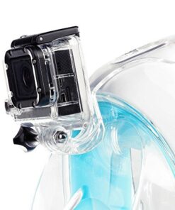 TRIBORD SUBEA EASYBREATH (2021 Version) Full FACE ANTIFOG Snorkel MASK with A Secure Lock and Free Replacement Ring & Optional Camera Mount - for Adults OR Kids (Pink, S/M) 10 51iURtY7TnL