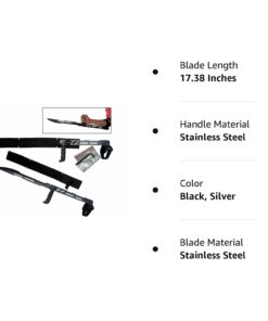 Snake Eye Tactical 27.5 Inches Large Blood Rayne Ninja Fore arm Vampire Zombie Machete Sword Blade 6090 6 51ieuCNqhtL