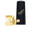 Vandoren LC07P Optimum Ligature and Plastic Cap for Alto Saxophone Gilded with 3 Interchangeable Pressure Plates, Black Alto Sax