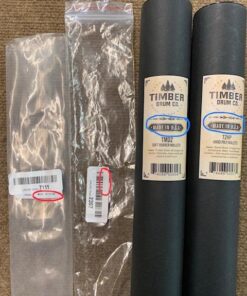 Percussion Mallet (Pair) Mallets for Keyboard Music and Tongue Drum, Soft Rubber Heads –– MADE IN U.S.A. –– Stained Solid Birch Handles Soft Black Single Pair 21 51ik3cdCRlL