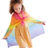 Sarah's Silks Enchanted Playsilk | 100% Silk Sensory Toys for Toddlers | Square Scarves, Montessori and Waldorf Toys for Pretend Play - Rainbow Multi 7 51ilQ JbKiL