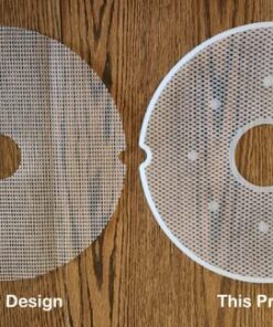 NESCO LM-2-6 Round Plastic Mesh 13 1/2" Clean-A-Screens, for Dehydrators, (Pack of 2) 20 51ilWbXR1OL