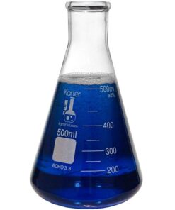500ml Narrow Mouth Erlenmeyer Flask, 3.3 Borosilicate Glass, Karter Scientific 213G29 (Single) 500ml Pack of 1 6 51iqXnjkDAL
