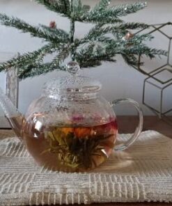 Teabloom Flowering Tea - 12 Unique Varieties of Fresh Blooming Tea Flowers - Hand-Tied Natural Green Tea Leaves & Edible Flowers - 12-Pack Gift Canister - 36 Steeps, Makes 250 Cups 12 Count (Pack of 1) 29 51irMda7hL 1