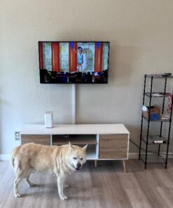 Mounting Dream UL Listed TV Mount for Most 37-75 Inch TV, Universal Tilt TV Wall Mount Fit 16", 18", 24" Stud with Loading Capacity 132lbs, Max Vesa 600 x 400mm, Low Profile Flat Wall Mount Bracket 32 51isKxI8L4L