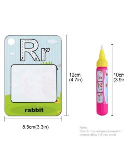 Coolplay A-Z 26 Alphabet Water Cards, Children Drawing Card for Kids Educational Toys for Travel letter cards 16 51iu2F1PBL