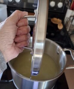 Made In Cookware - 10 Piece Stainless Steel Pot and Pan Set - 5 Ply Clad - Includes Stainless Steel Frying Pans, Saucepans, Saucier and Stock Pot W/Lid - Professional Cookware - Made in Italy 10-Piece (Stainless Steel) 59 51iuvujTXL