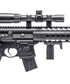 SIG Sauer MCX .177 Cal CO2 Powered Advanced Air Rifle with CO2 90 Gram (2 Pack) and 500 Lead Pellets Bundle (Black, 1-4x24 Scope) 9 51ivRVDHNvL