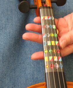 Fretless Finger Guides 3/4 Beginner Violin Finger Guide Helps You Learn to Play Violin and Sheet Music, Won’t Damage Your Stringed Instrument like Fingerboard Stickers Tape, Decals, Easy On Easy Off 11 51ivSQzx4xL