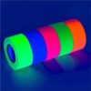 Glow King Blacklight Reactive Glow Tape | Premium UV Fluorescent Neon Party Gift for Events | Multipurpose Luminous Colored Tape for Room Decoration | Glow in The Dark Cloth Tape – 1 in x 18 ft Wide - 1" x 18' 90 51iwI7nk bL