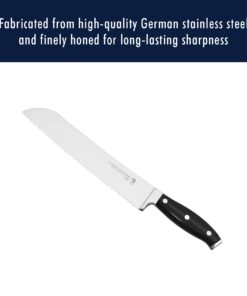 HENCKELS Forged Premio Bread Knife, 8-inch, Stainless Steel 16 51j QculnRL