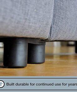 Couch Clamp Sectional Connectors for Sliding Sofas - Prevent Floor Scratches and Big Gaps in Your Couch with NO Tools or Invasive Install - 4 Pack (for 3 Piece Sofa) (Original) Original 30 51j RQqZ04L