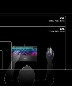 SteelSeries QcK Gaming Mouse Pad - Small Cloth - Optimized For Gaming Sensors Classic 34 51j2Q9hlZKL