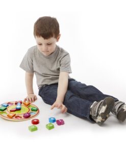 Melissa & Doug Shape Sorting Clock - Wooden Educational Toy 35 51j61ei386L 1