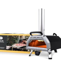 Alternative view of ooni Karu 16 Multi-Fuel Outdoor Pizza Oven - Wood Fired and Gas Fueled Oven - Outdoor Pizza Maker - Fire and Stonebaked Pizza Oven for Authentic Homemade Pizzas - Dual Fuel Pizza Oven 2023