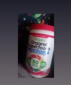 Orgain Organic Greens Powder + 50 Superfoods, Berry - 1 Billion Probiotics for Gut Health, Antioxidants, Vegan, Plant Based, Gluten Free, Non GMO, Dairy Free Juice & Smoothie Mix - 0.62lb 20 Servings (Pack of 1) 29 51jA1wuZ2UL 2