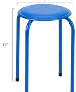 Fat Catalog - ALT-1102AC-SO ALT1102ACSO Metal Stack Stools with Padded Seat, Red/Purple/Blue/Green/Yellow (Pack of 5) Primary 11 51jBI2BE3cL